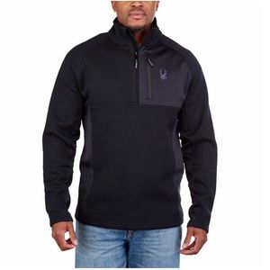 Spyder Men Gait Half Zip Jacket ~ BLACK